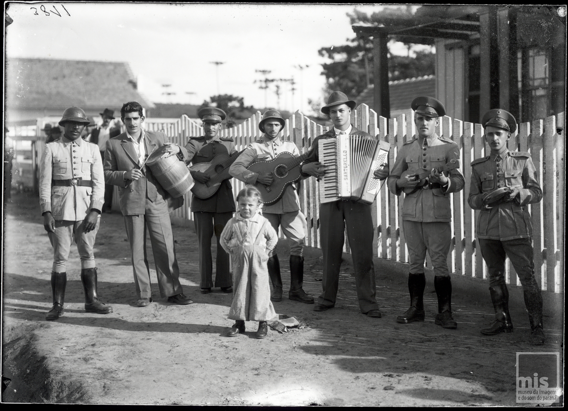 Músicos do Paraná na Lapa, década de 1930-1940 (Coleção Guilheme Glück)