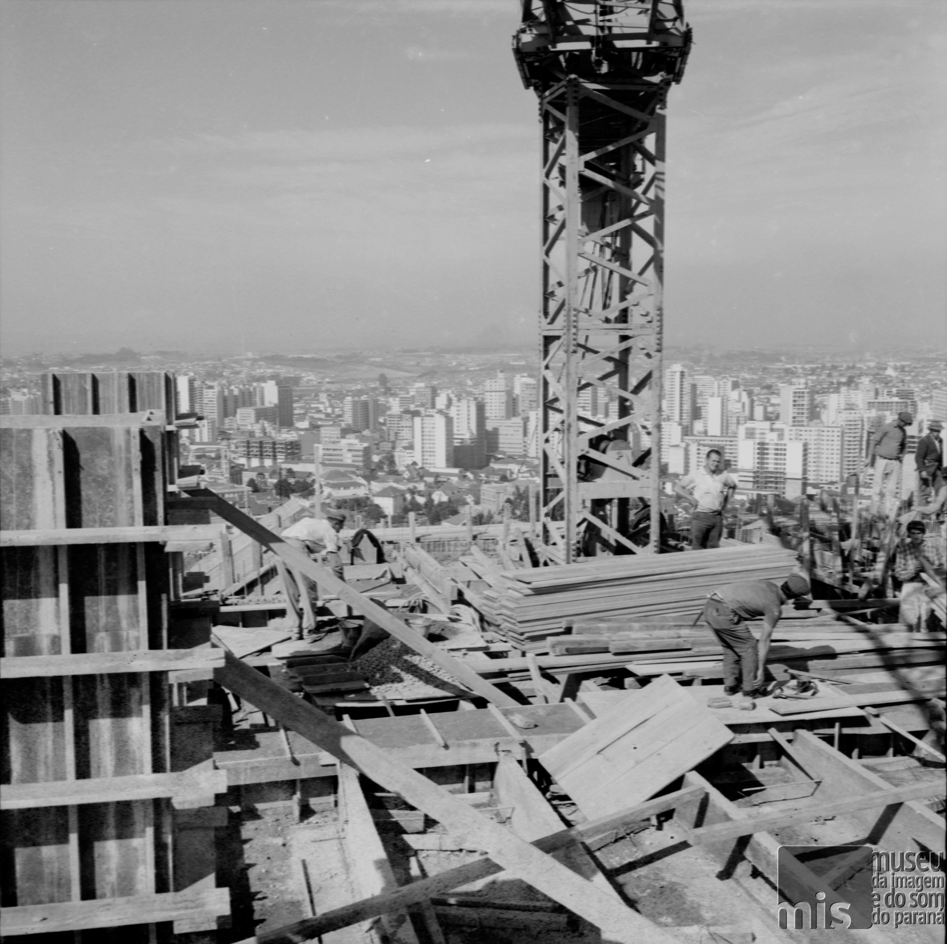 Construção em Curitiba, décadas de 1950-1960 (Coleção Jesus Santoro)