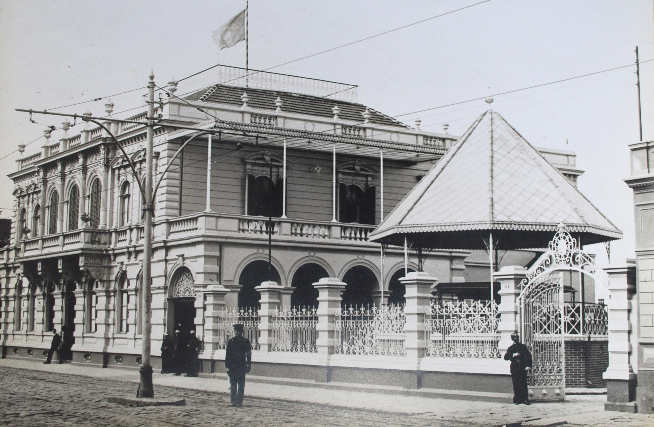 Foto do nível da rua do Palácio da Liberdade (1910)