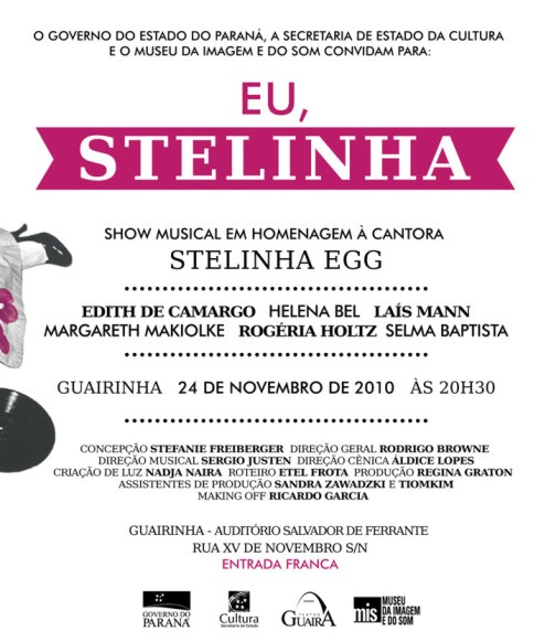 Stelinha Egg - Homenagem