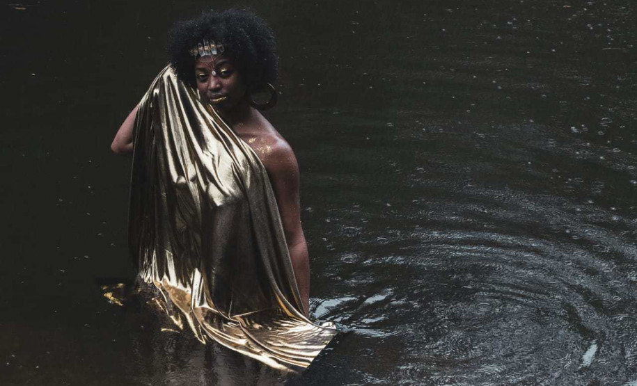 Videoclipe “Pantera Negra”, Brinsan Ferreira N’Tchalá (Curitiba). Foto Reprodução/Divulgação