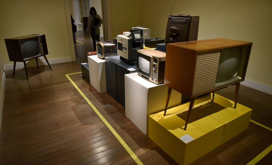 Abertura da exposição "Ilhas da Imaginação" no Museu da Imagem e do Som do Paraná (MIS-PR). Curitiba, 18 de dezembro de 2019. Foto: Kraw Penas/SECC